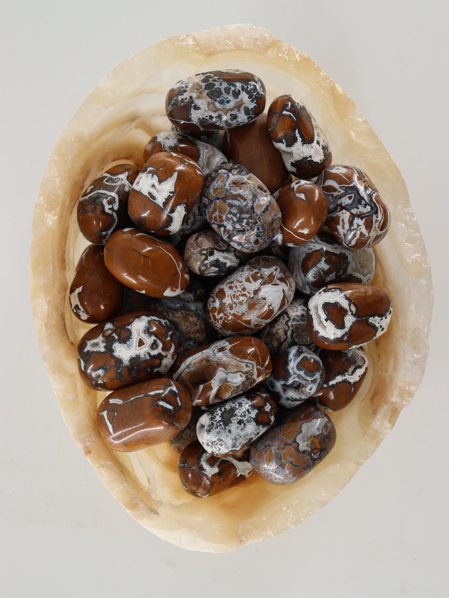 1 Kg Brecciated Jasper Tumbles - Expert Wholesale and Supplier of Wholesale Crystals & Bulk Gemstones, []