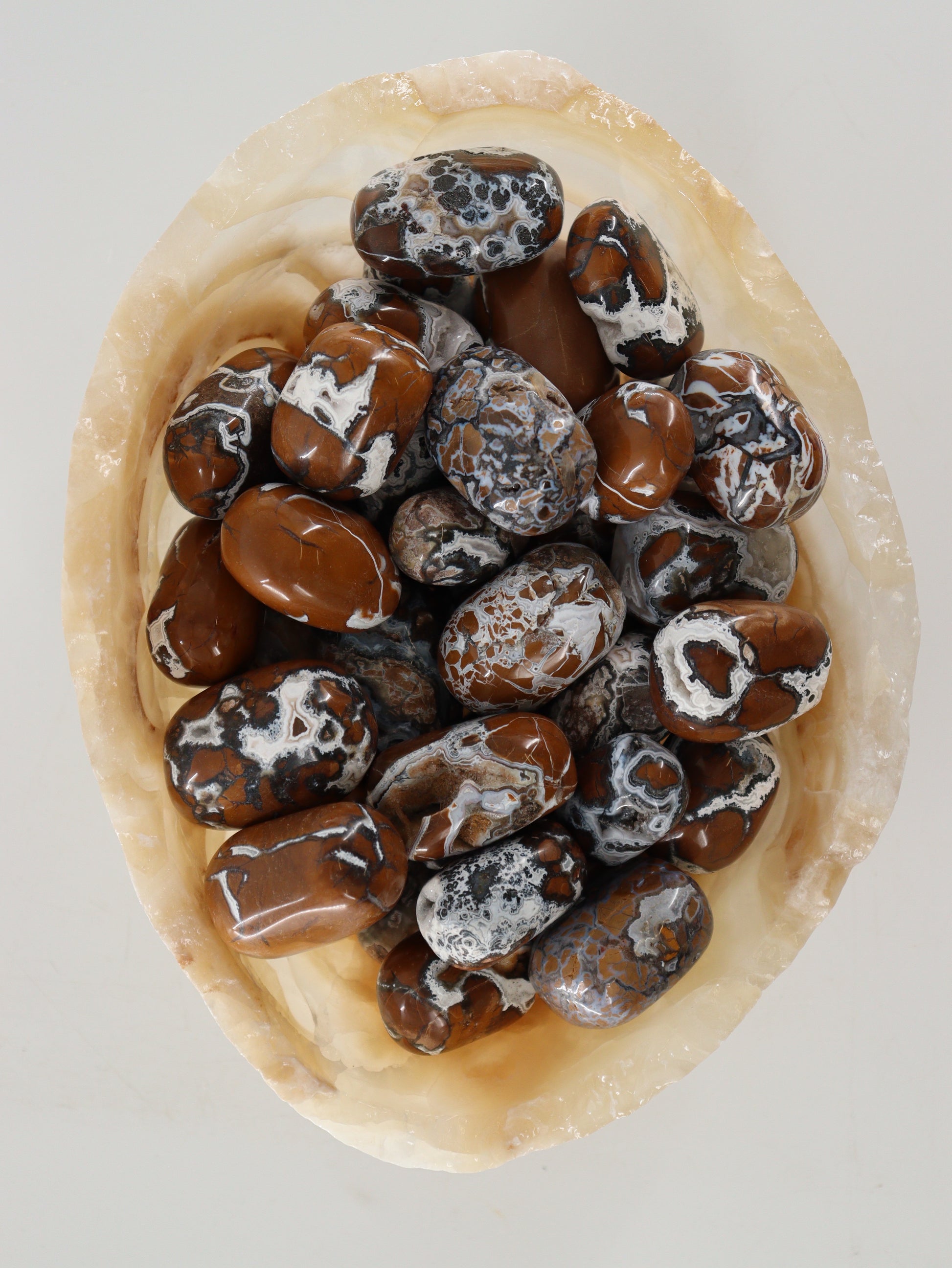 1 Kg Brecciated Jasper Tumbles - Expert Wholesale and Supplier of Wholesale Crystals & Bulk Gemstones, []