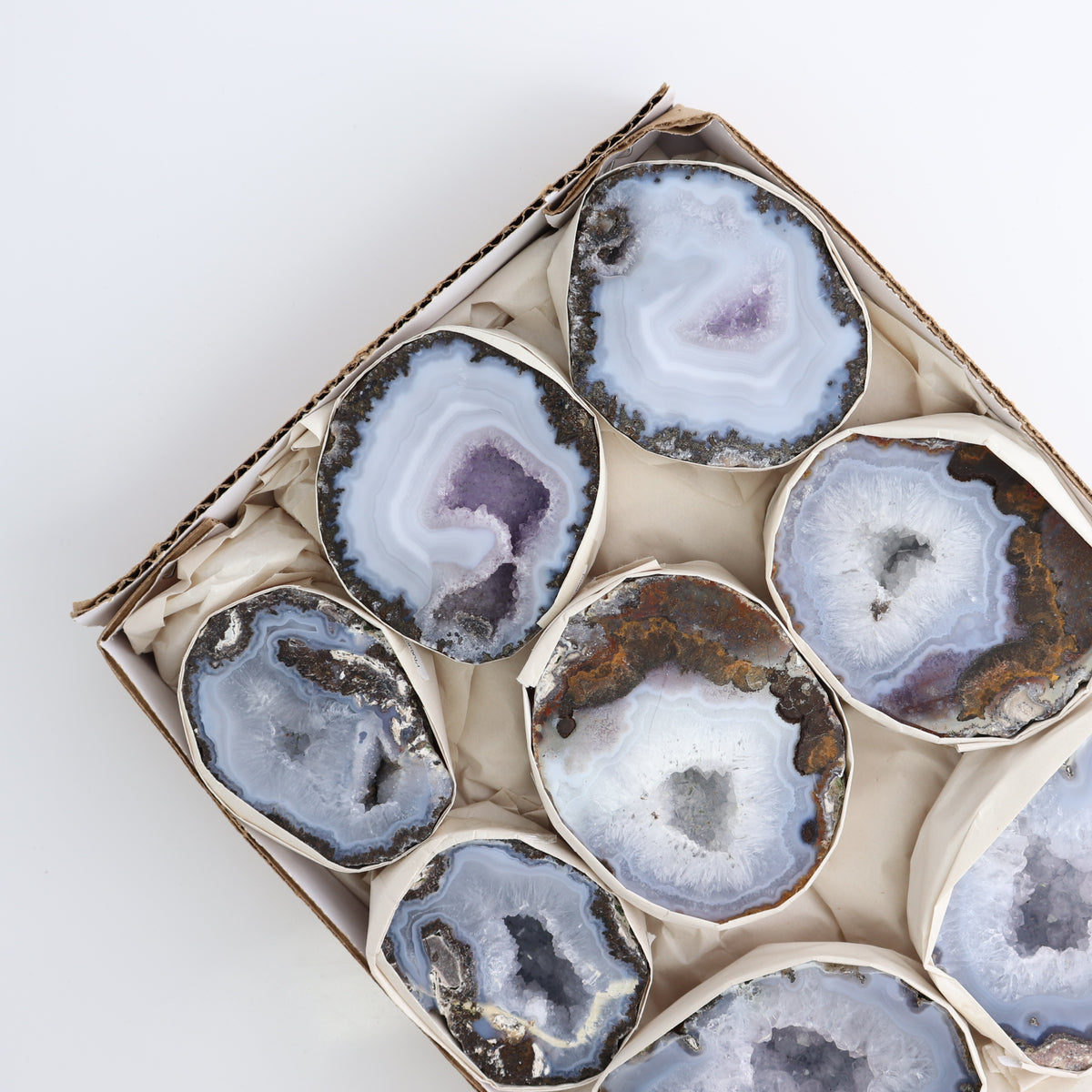 Las Choyas Geodes Set of 8