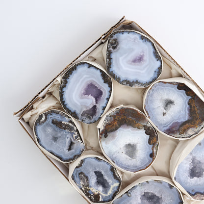 Las Choyas Geodes Set of 8