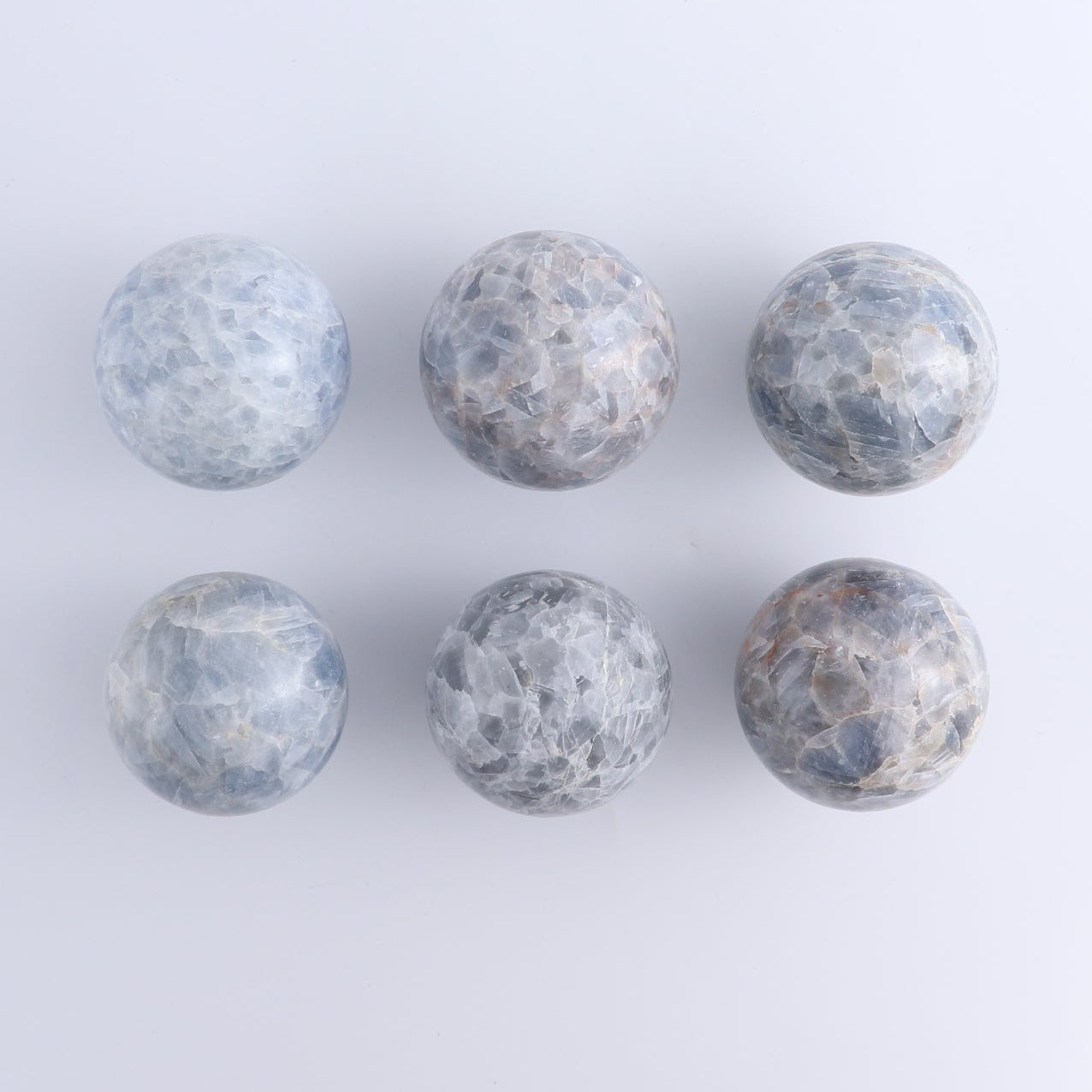 One Small Sphere Blue Calcite