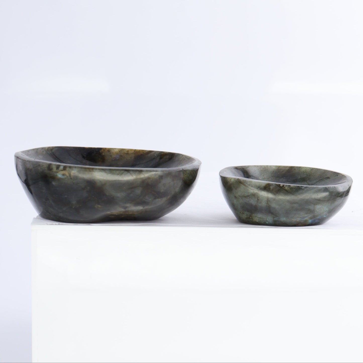 Labradorite Bowls Set of 6 - Expert Wholesale and Supplier of Wholesale Crystals & Bulk Gemstones, ["Bowls","Labradorite","Madagascar"]