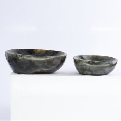 Labradorite Bowls Set of 6 - Expert Wholesale and Supplier of Wholesale Crystals & Bulk Gemstones, ["Bowls","Labradorite","Madagascar"]
