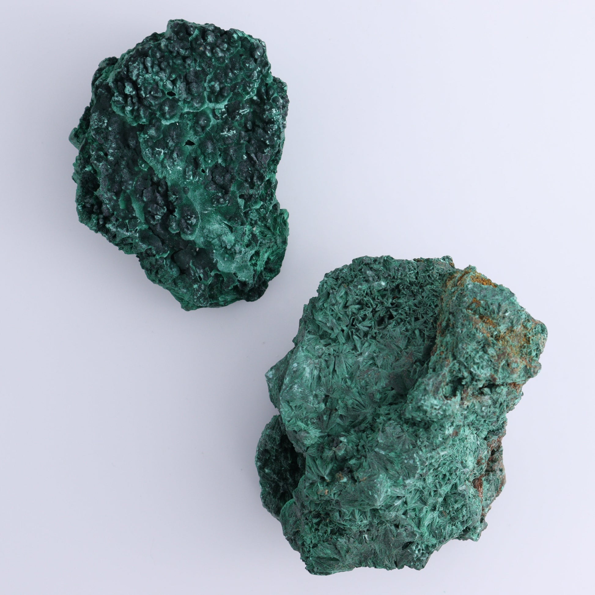 Malachite Freeform Set of 2 - Expert Wholesale and Supplier of Wholesale Crystals & Bulk Gemstones, ["Freeform","Malachite","South Africa"]
