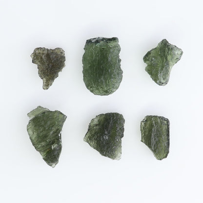 Moldavite Pieces Set of 6