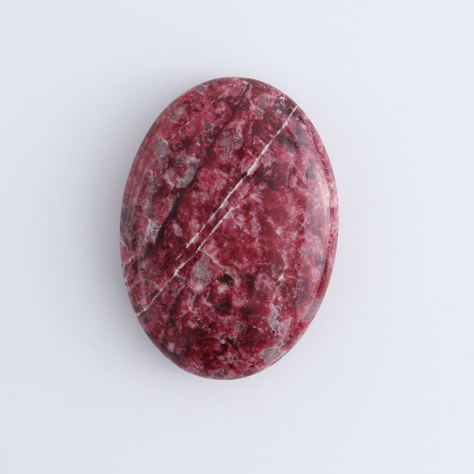 Thulite Palm Stones Set of 3