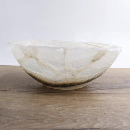 Mexican Onyx/Calcite Bowl 10"