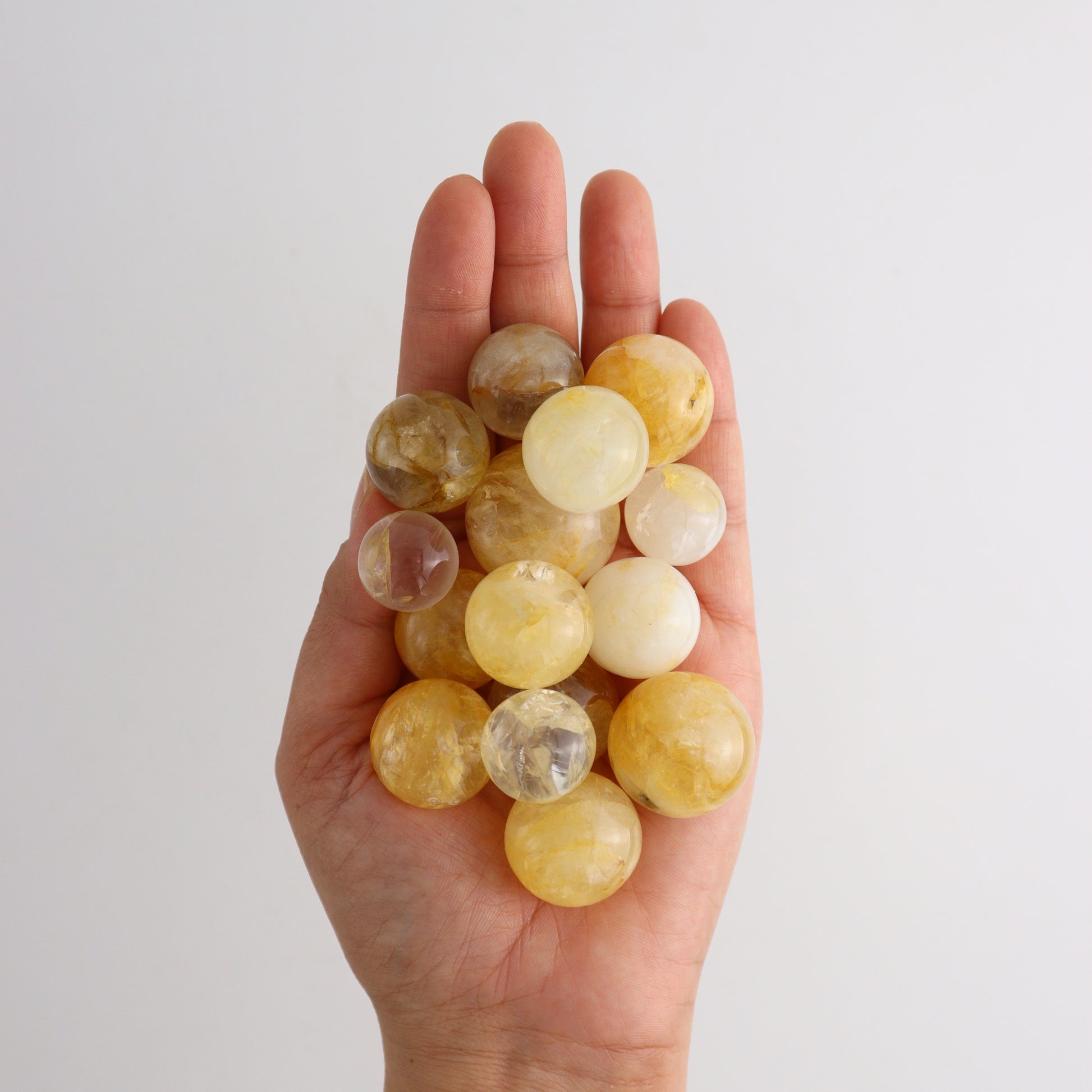 Golden Healer Spheres - Expert Wholesale and Supplier of Wholesale Crystals & Bulk Gemstones, ["Brazil","Golden Healer","Spheres"]
