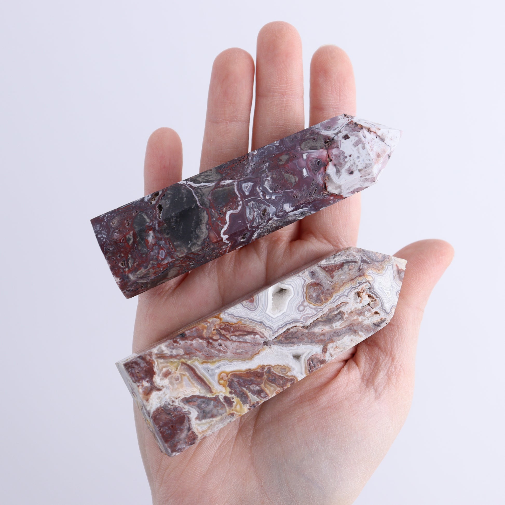 One Crazy Lace Agate Towers 1 kg Set - Expert Wholesale and Supplier of Wholesale Crystals & Bulk Gemstones, ["Agate","close_70","Crazy Lace Agate","Towers"]