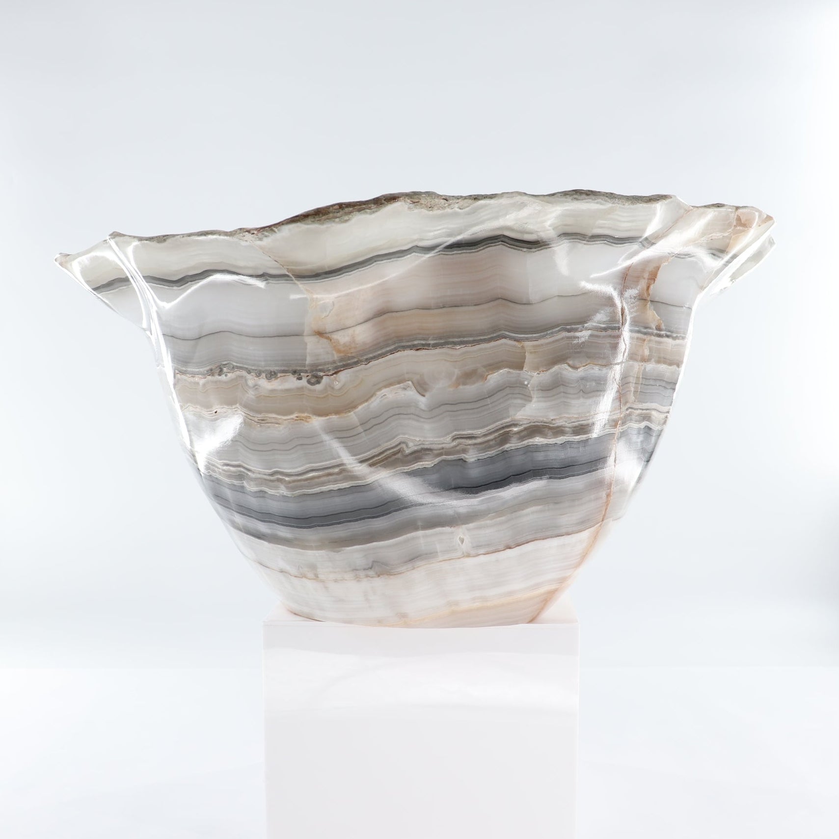 Mexican Onyx/Calcite Bowl - Expert Wholesale and Supplier of Wholesale Crystals & Bulk Gemstones, ["Bowls","Calcite","Mexico","onyx"]