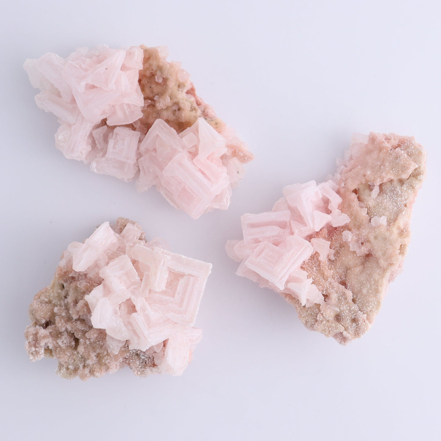 Searles Lake Halite Flat of 6 - Expert Wholesale and Supplier of Wholesale Crystals & Bulk Gemstones, ["Flats","Halite","United States"]