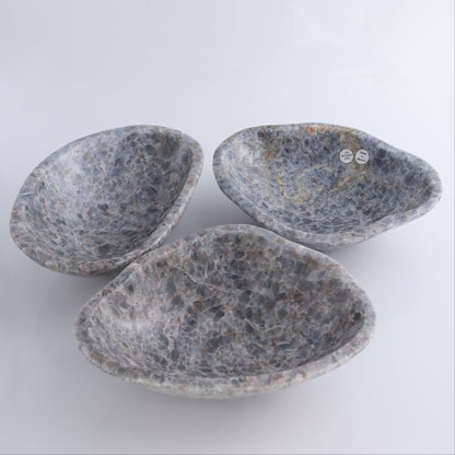 Blue Calcite Bowls Set of 3 - Expert Wholesale and Supplier of Wholesale Crystals & Bulk Gemstones, ["Blue Calcite","bowl","Bowls","Calcite","Mexico"]