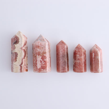Rhodochrosite Towers Set of 5 - Expert Wholesale and Supplier of Wholesale Crystals & Bulk Gemstones, ["Argentina","Rhodochrosite","Towers"]