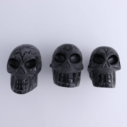 Obsidian Skulls Set of 3 - Expert Wholesale and Supplier of Wholesale Crystals & Bulk Gemstones, ["Mexico","Obsidian","Skulls"]