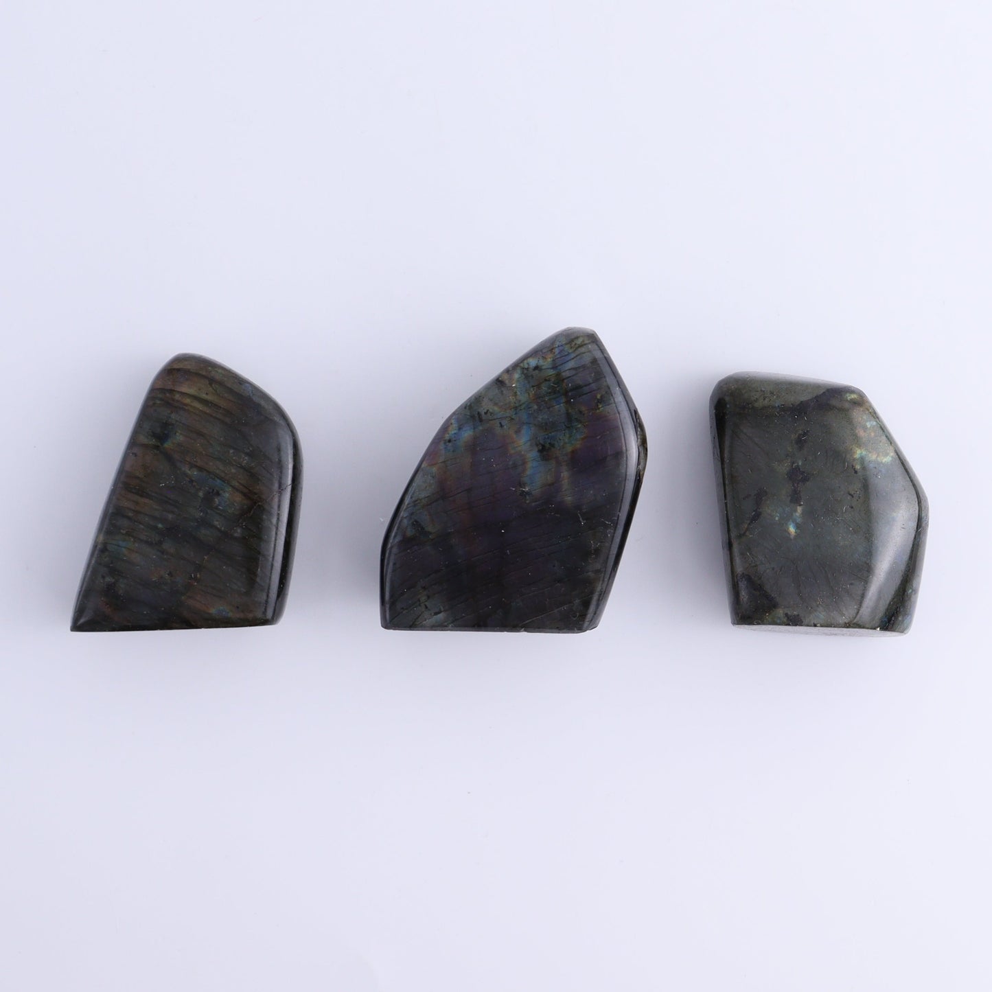 Labradorite Freeform Set of 18 - Expert Wholesale and Supplier of Wholesale Crystals & Bulk Gemstones, ["Freeforms","Labradorite","Madagascar"]