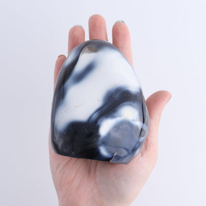 Orca Agate Freeform Set of 4