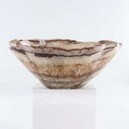 Mexican Onyx/Calcite Bowl 15"