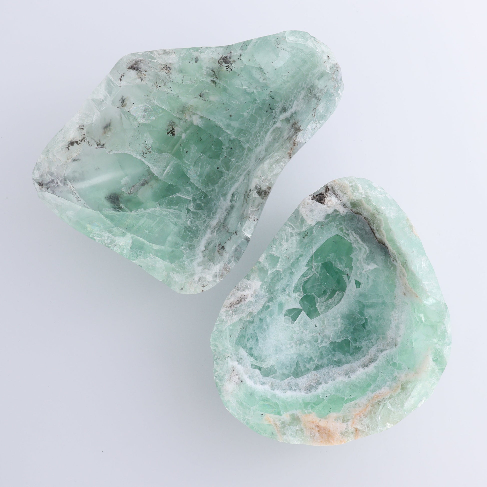 Fluorite Bowls Set of 4 - Expert Wholesale and Supplier of Wholesale Crystals & Bulk Gemstones, ["Bowls","Fluorite","Mexico"]