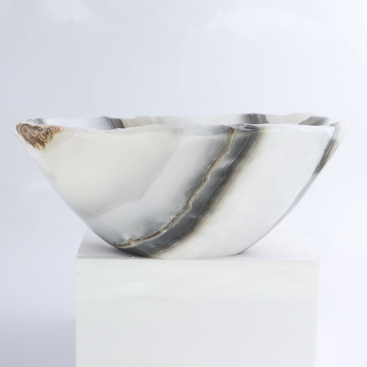 Mexican Onyx/Calcite Bowl 10"