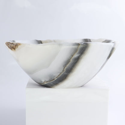 Mexican Onyx/Calcite Bowl 10"