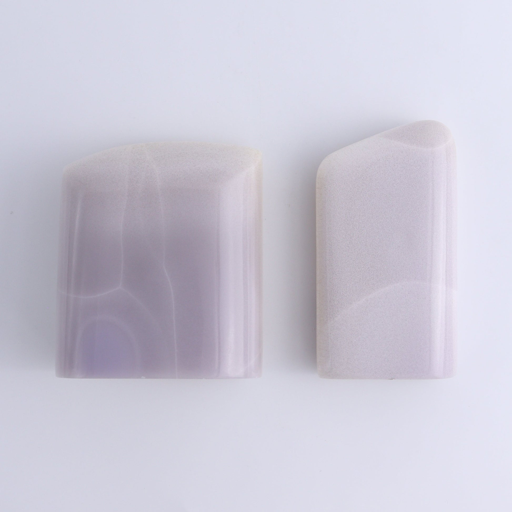 Lavender Fluorite Freeform Set of 2 - Expert Wholesale and Supplier of Wholesale Crystals & Bulk Gemstones, ["Fluorite","Freeform","Freeforms","Lavender Fluorite","Mexico"]