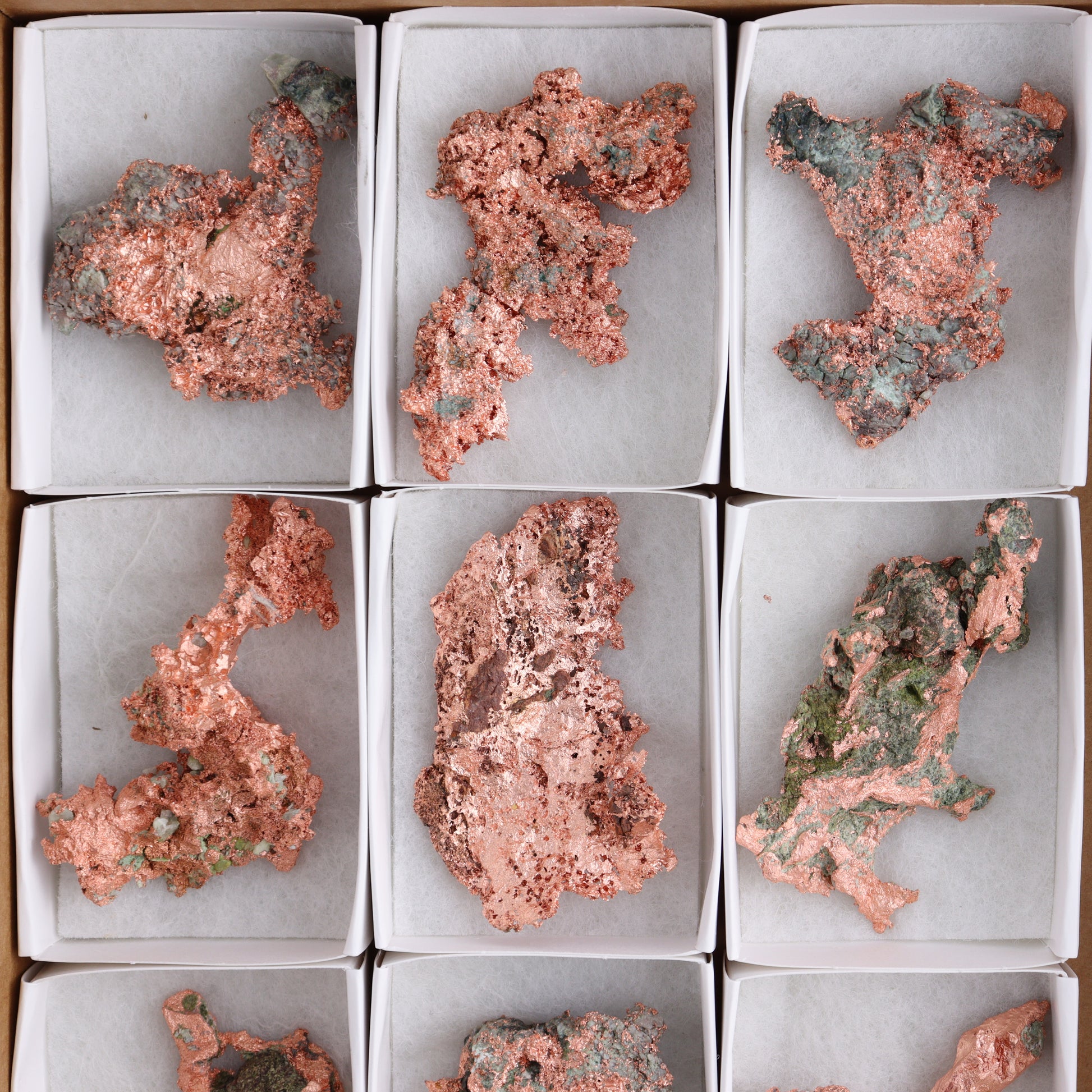 Native Copper Flat of 9 - Expert Wholesale and Supplier of Wholesale Crystals & Bulk Gemstones, ["copper","Freeforms","Native Copper","United States"]