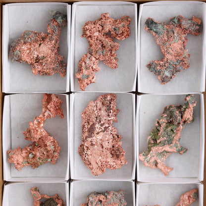 Native Copper Flat of 9 - Expert Wholesale and Supplier of Wholesale Crystals & Bulk Gemstones, ["copper","Freeforms","Native Copper","United States"]