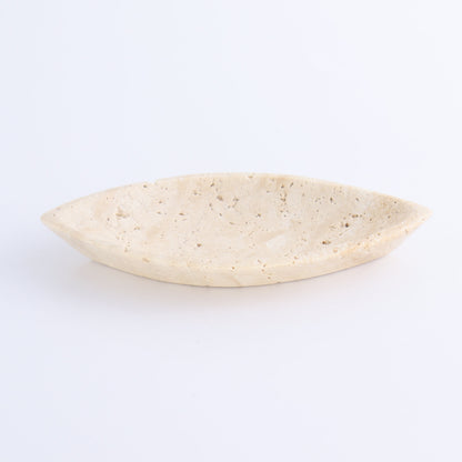 One Travertine Leaf Dish - Expert Wholesale and Supplier of Wholesale Crystals & Bulk Gemstones, ["Catalog Onyx","Decorative Dish","Mexico","Travertine"]