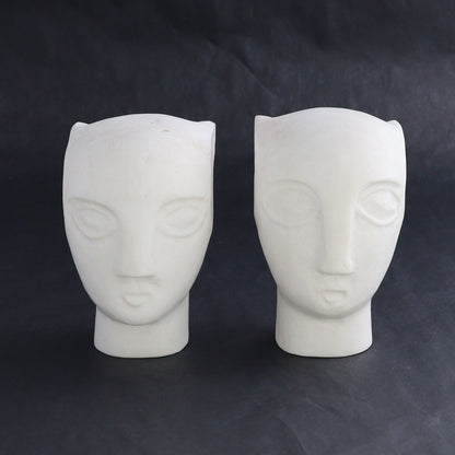 One White Marble Head Statue - Expert Wholesale and Supplier of Wholesale Crystals & Bulk Gemstones, ["Marble","Mixed Carvings","White Marble"]