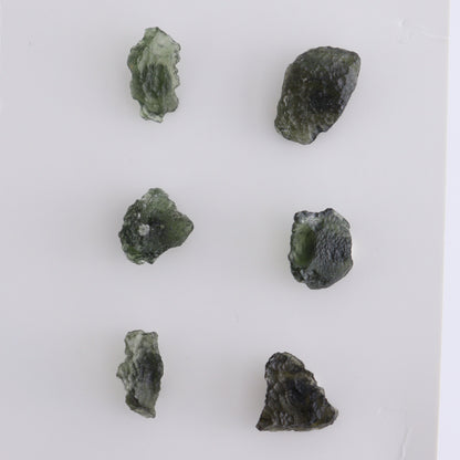 Moldavite Pieces Set of 6 - Expert Wholesale and Supplier of Wholesale Crystals & Bulk Gemstones, ["Czech Republic","Moldavite","Pieces"]