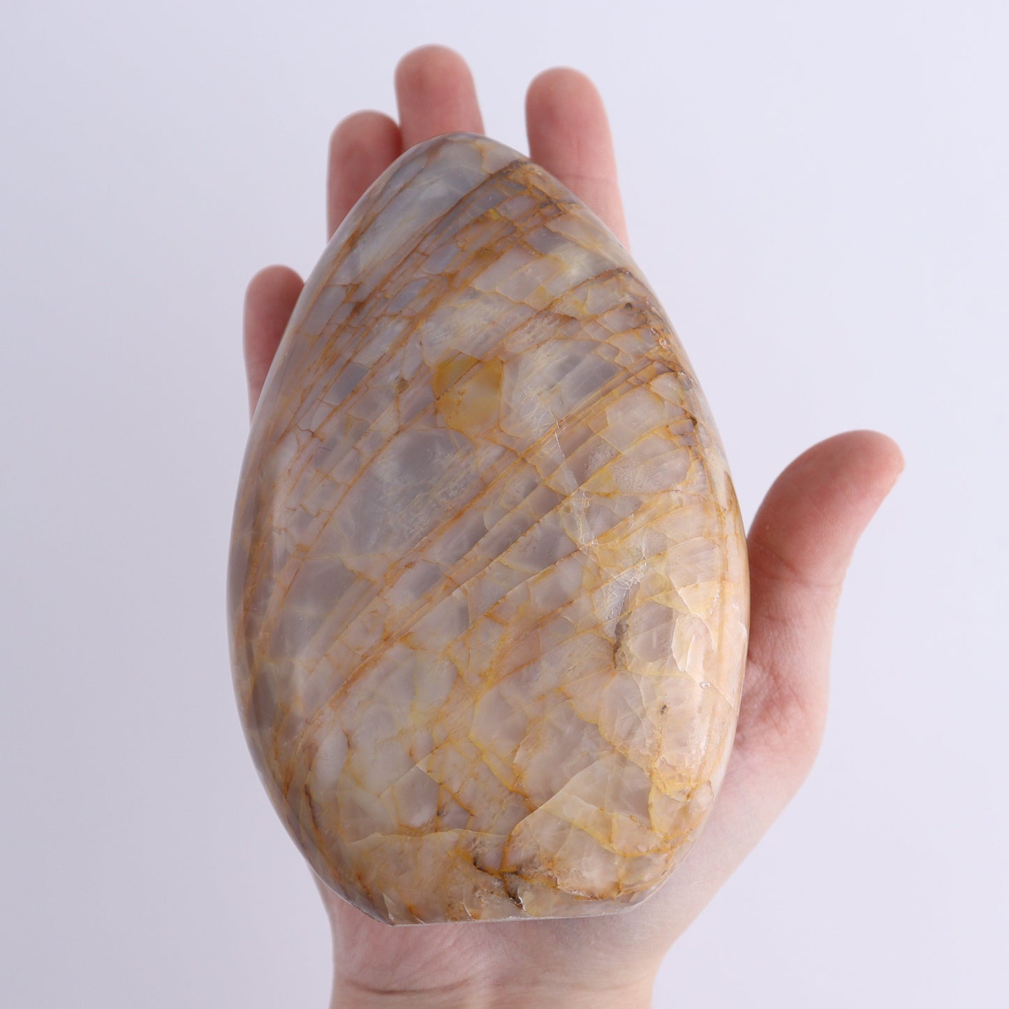 Peach Moonstone Freeform Set of 3 - Expert Wholesale and Supplier of Wholesale Crystals & Bulk Gemstones, ["Freeforms","Peach Moonstone"]