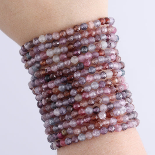 One Faceted Spinel Bracelet | Mi Esperanza Minerals | Supplier of Crystals and Onyx