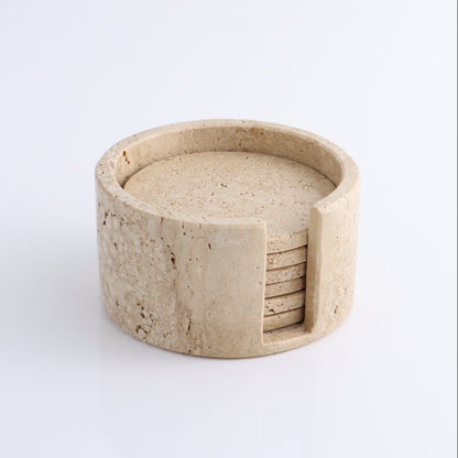 Coaster Set Travertine