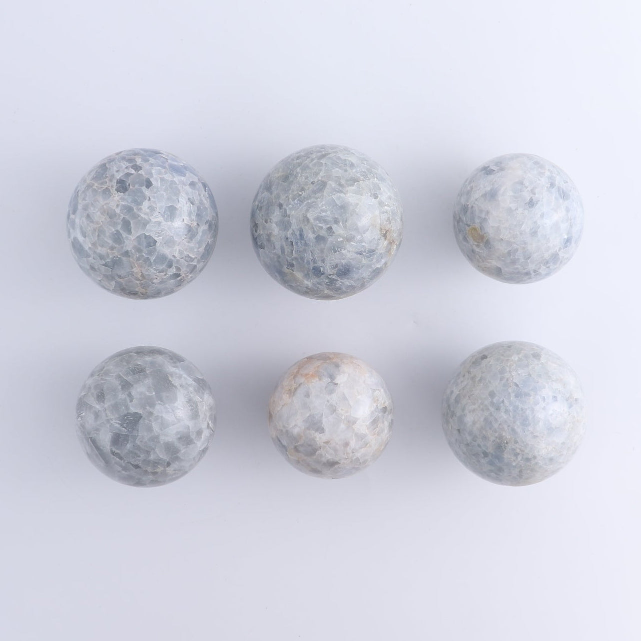 One Small Sphere Blue Calcite