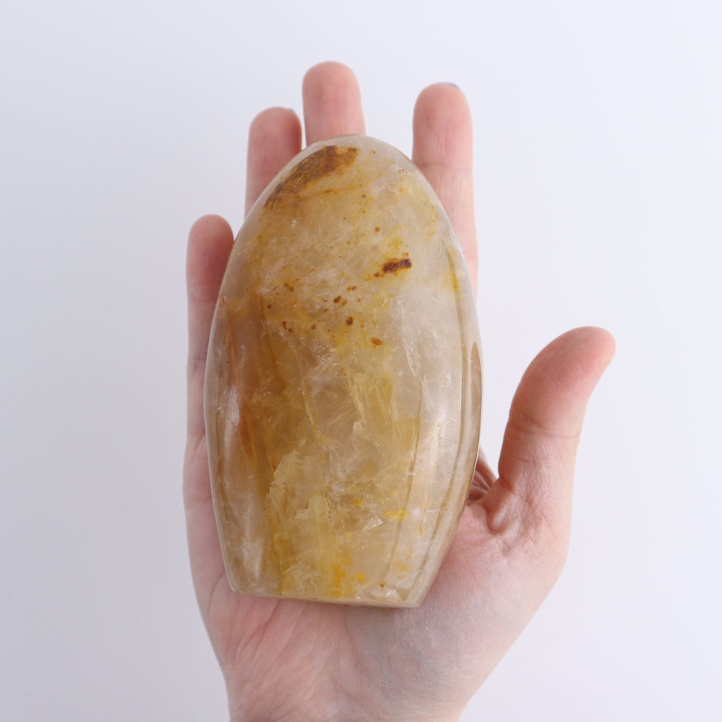 Golden Hematite Quartz Freeforms Set of 5