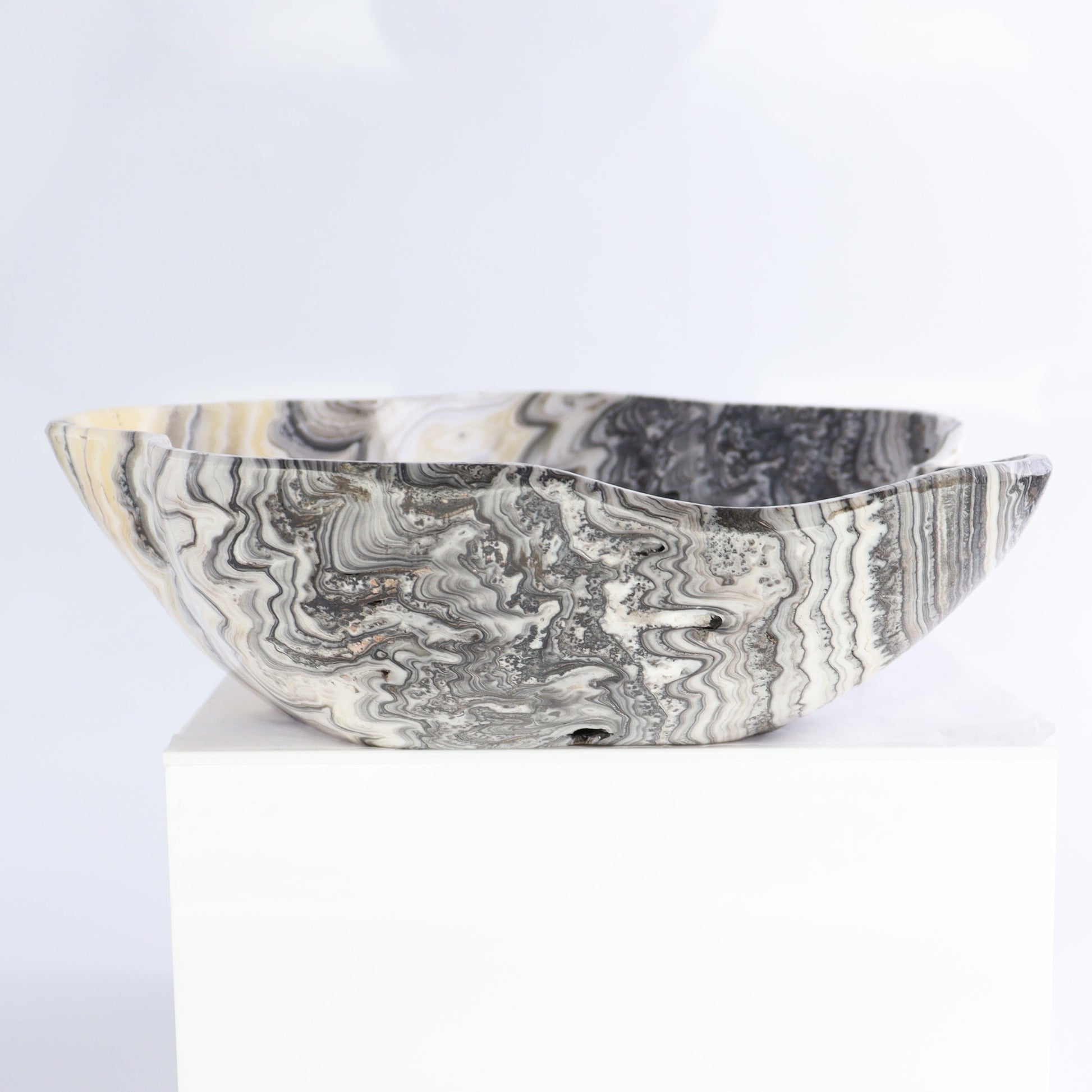Zebra Onyx Bowl - Expert Wholesale and Supplier of Wholesale Crystals & Bulk Gemstones, ["Bowls","Mexico","onyx"]