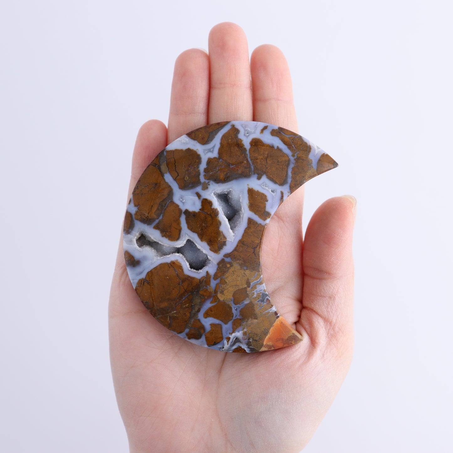 Brecciated Jasper Moons Set of 9 - Expert Wholesale and Supplier of Wholesale Crystals & Bulk Gemstones, ["Brecciated Jasper","Indonesia","moons"]