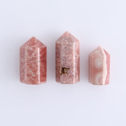 Rhodochrosite Towers Set of 8