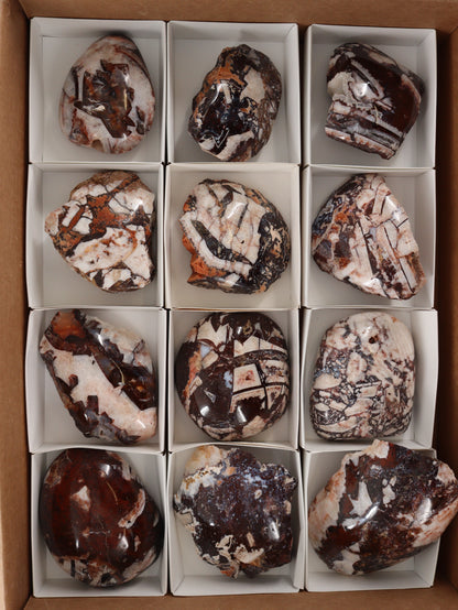Agate Face Polished Freeforms Set of 12 - Expert Wholesale and Supplier of Wholesale Crystals & Bulk Gemstones, []