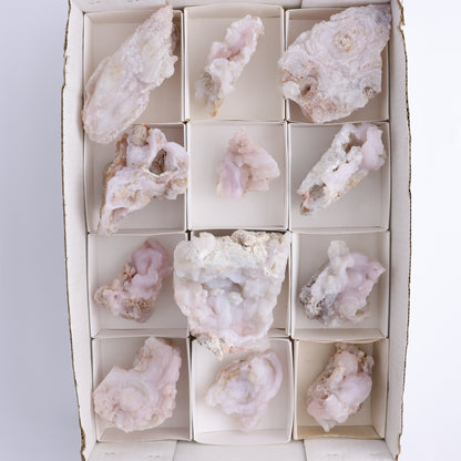 Chalcedony Set of 12 - Expert Wholesale and Supplier of Wholesale Crystals & Bulk Gemstones, ["Chalcedony","Freeforms"]