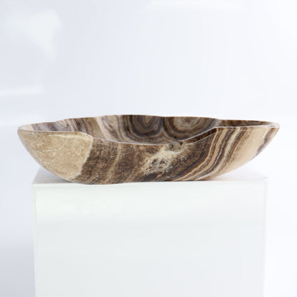 Mexican Onyx/Calcite Chocolate Bowls Set of 3