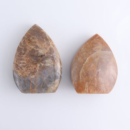 Peach Moonstone Freeform Set of 6