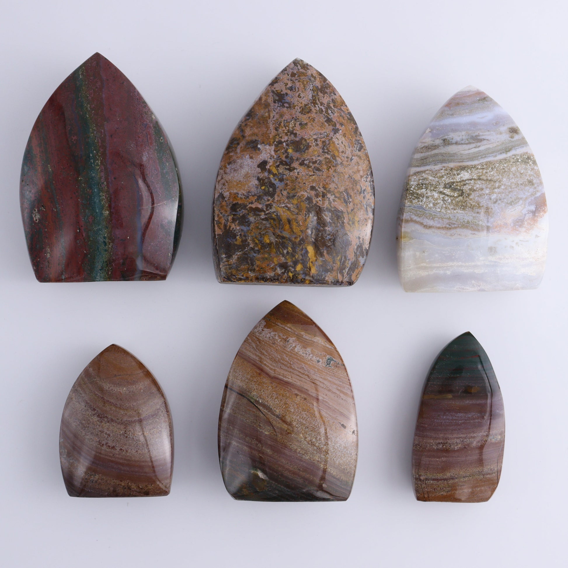 Ocean Jasper Freeform Set of 6 - Expert Wholesale and Supplier of Wholesale Crystals & Bulk Gemstones, ["Freeforms","jasper","Ocean Jasper"]