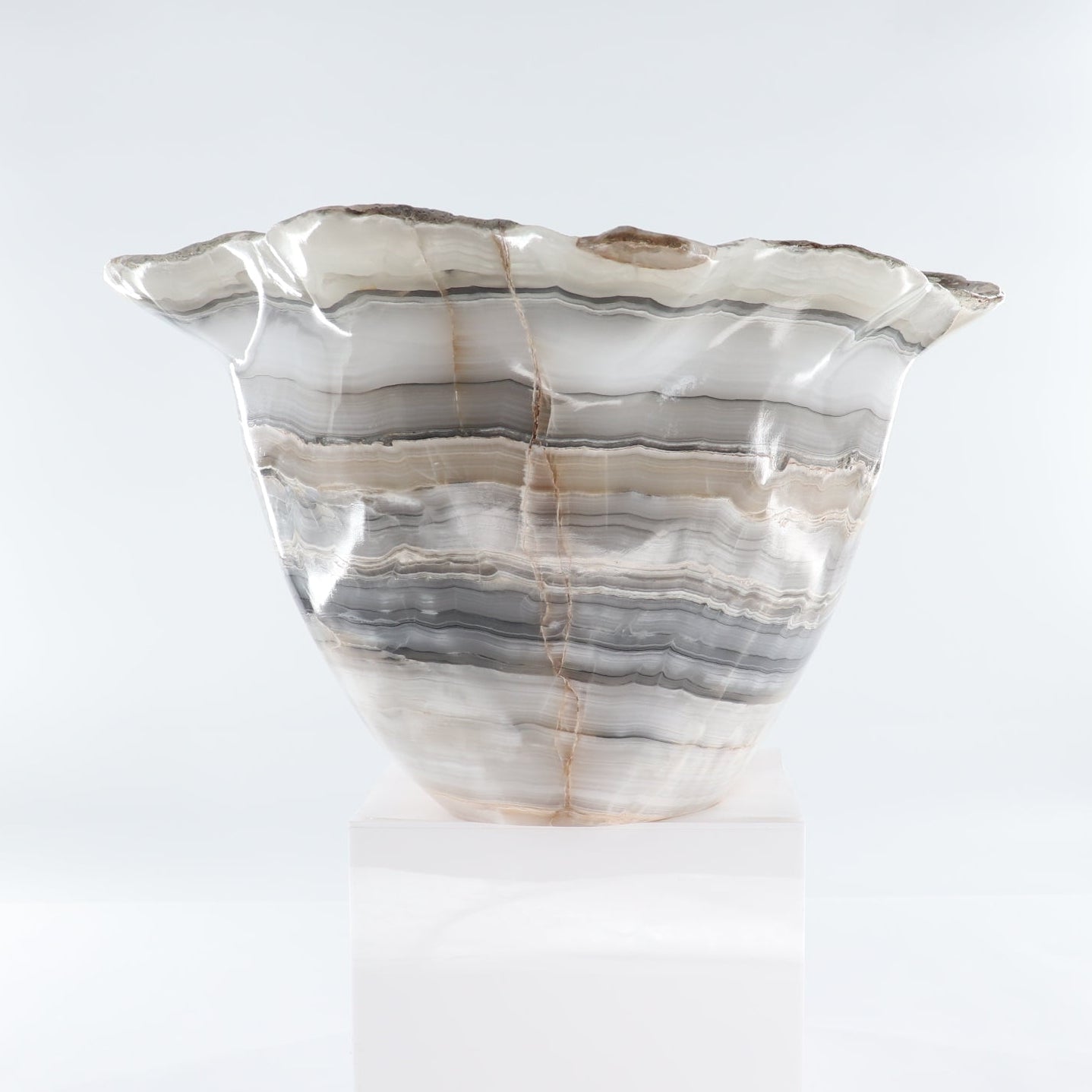 Mexican Onyx/Calcite Bowl - Expert Wholesale and Supplier of Wholesale Crystals & Bulk Gemstones, ["Bowls","Calcite","Mexico","onyx"]