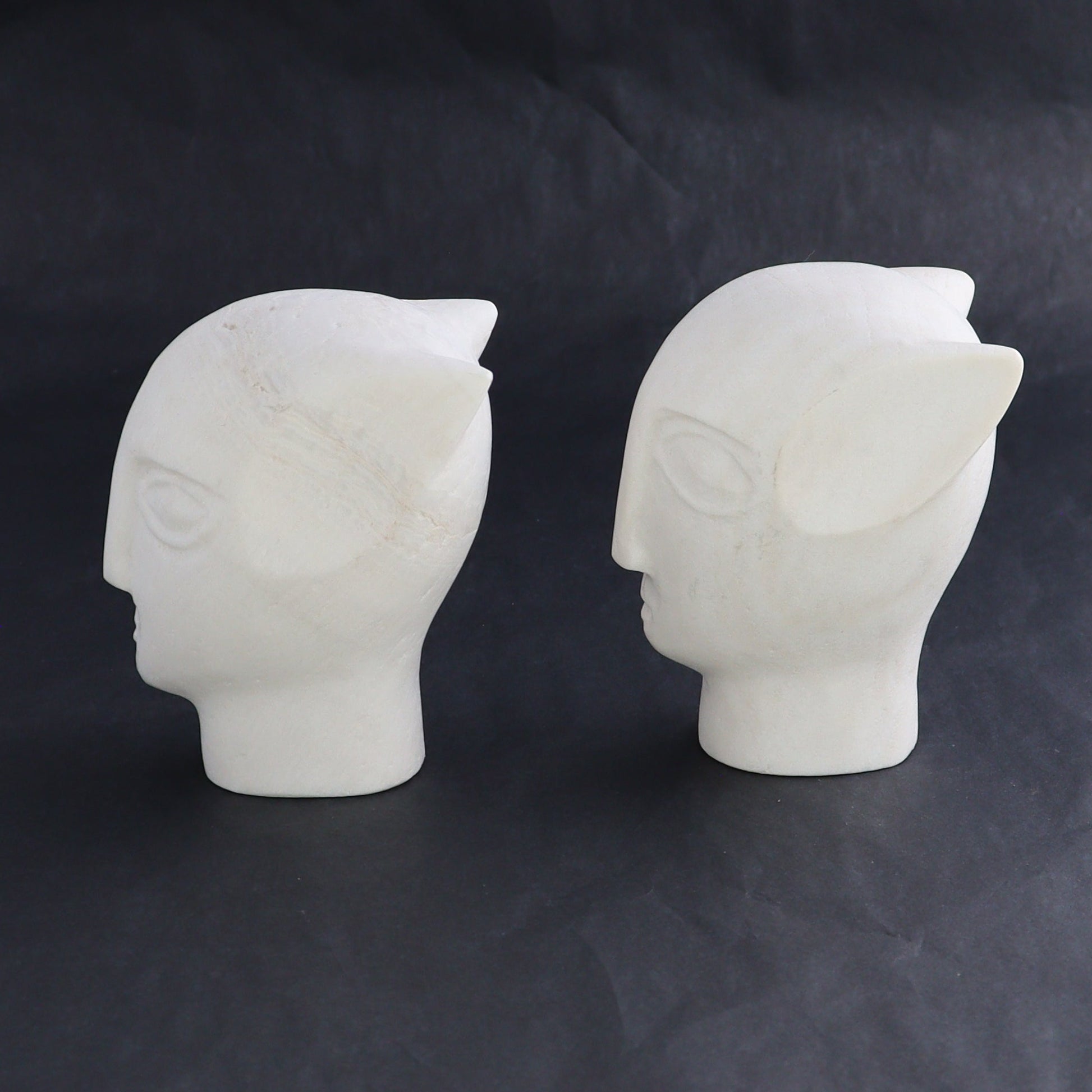 One White Marble Head Statue - Expert Wholesale and Supplier of Wholesale Crystals & Bulk Gemstones, ["Marble","Mixed Carvings","White Marble"]