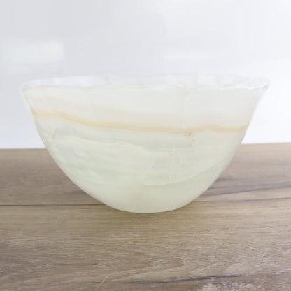 Mexican Onyx/Calcite Bowl 10"