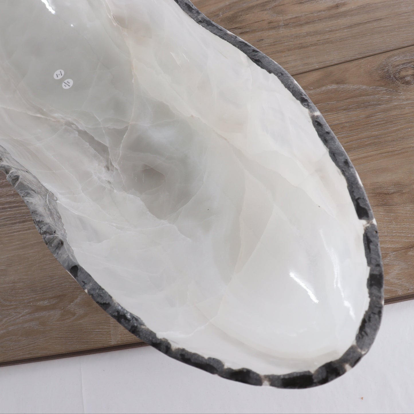 Mexican Onyx/Calcite Canoe Bowl