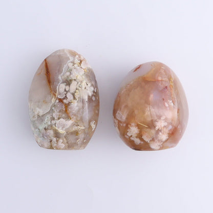 Flower Agate Freeforms Set of 6 - Expert Wholesale and Supplier of Wholesale Crystals & Bulk Gemstones, ["Flower Agate","Freeforms","Madagascar"]