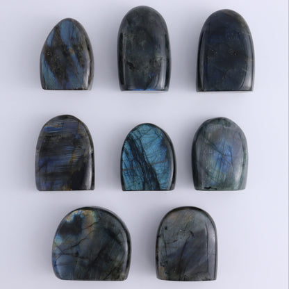 Labradorite Freeform Set of 8 - Expert Wholesale and Supplier of Wholesale Crystals & Bulk Gemstones, ["Freeforms","Labradorite","Madagascar"]