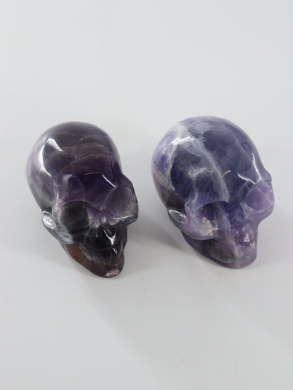 Fluorite Skulls Set of 2